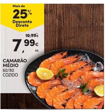 Camarão Médio 60/80 Cozido