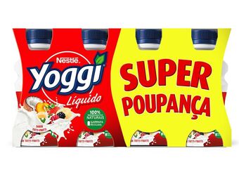 Auchan Iogurte liquido yoggi promoção