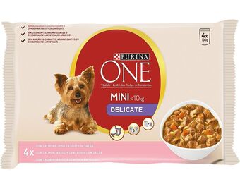 Auchan Comida húmida cão purina one promoção