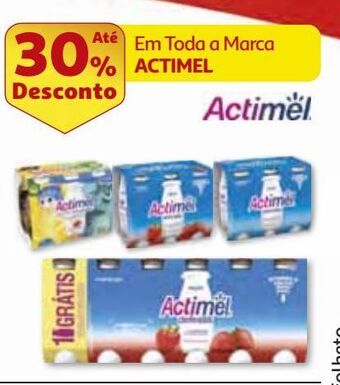 Auchan Iogurte infantil actimel promoção