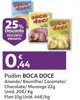 Auchan Pudim flan boca doce promoção