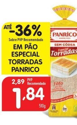 Minipreço Pão sem casca panrico promoção