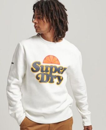 Superdry Cooper nostalgia crew sweatshirt promoção