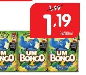 Minipreço Refrescos um bongo promoção