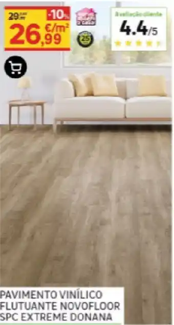 Pavimento Vinílico Flutuante NovoFloor SPC Extreme Donana