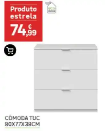 Cómoda Tuc 80x77x38cm