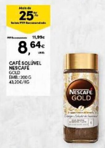Continente Café Solúvel Nescafé 200g promoção