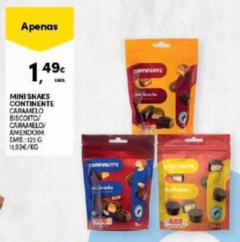 Continente Mini Snacks Continente 125g promoção