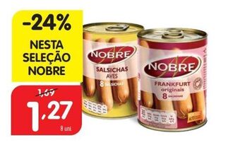 Minipreço Salsicha nobre promoção