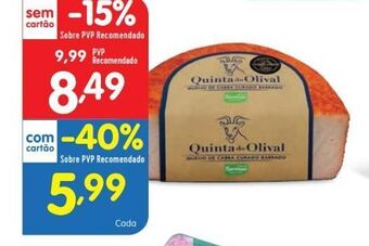 Minipreço Queijos quinta do olival promoção
