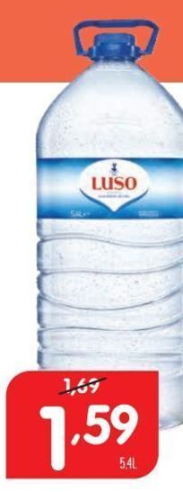 Minipreço Água luso promoção