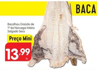 Minipreço Bacalhau salgado promoção