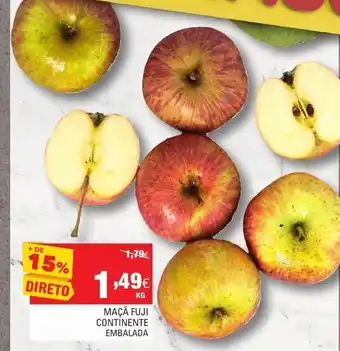 Continente Maçã Fuji Continente promoção