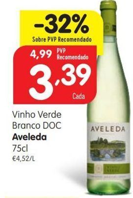 Minipreço Vinho verde aveleda promoção