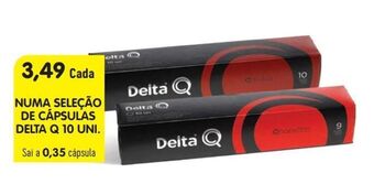 Minipreço Cápsulas de café delta q promoção