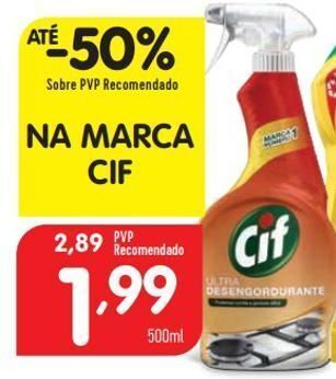 Minipreço Limpadores cif promoção