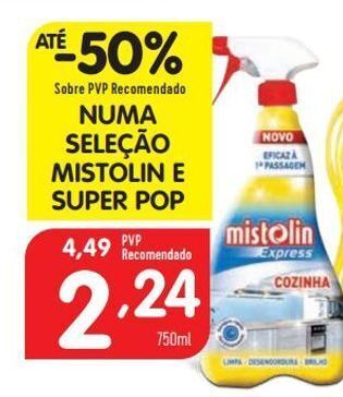 Minipreço Limpadores mistolin promoção