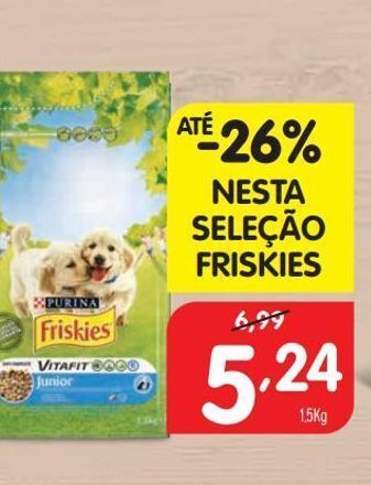 Minipreço Ração para cães friskies promoção