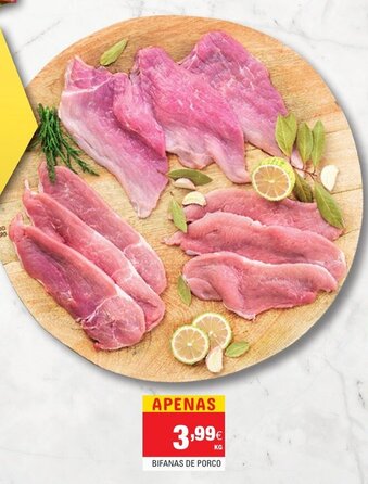 Continente Bifanas de Porco promoção