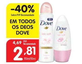 Minipreço Desodorizante dove promoção