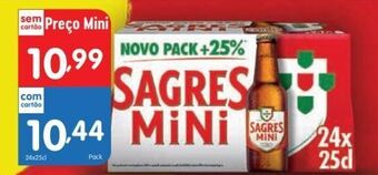 Minipreço Cerveja sagres mini promoção