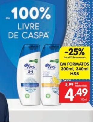 Minipreço Shampoo head & shoulders promoção