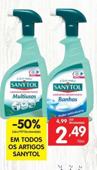 Limpadores sanytol