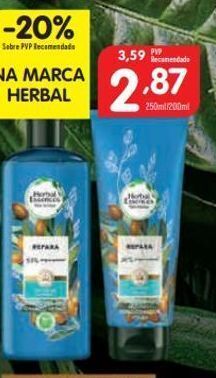 Minipreço Produtos para o cabelo herbal essences promoção