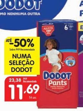Minipreço Fraldas dodot promoção