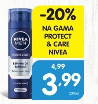 Minipreço Espuma de barbear nivea men promoção