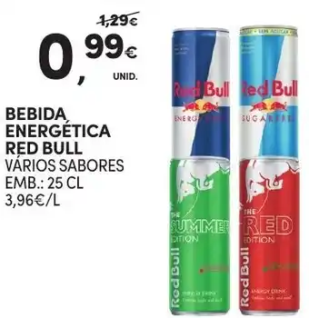Continente Bebida Energética Red Bull 25cl promoção