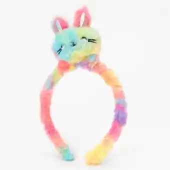 Claire's Claire's club plush rainbow bunny headband promoção