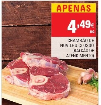 Continente Chambão de Novilho C/ Osso promoção