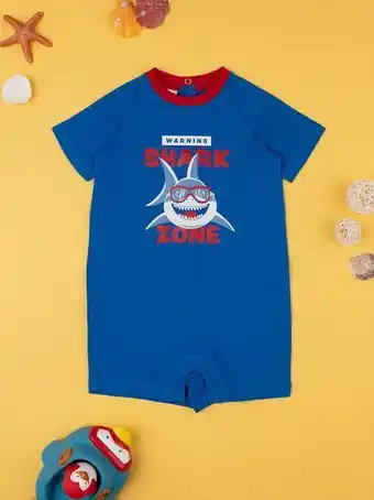 Prénatal Pijama de camisola curta para bebé 'shark - prénatal promoção