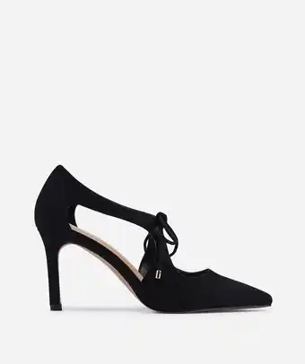 Marypaz Sandalia cerrada efecto ante negro cordones promoção
