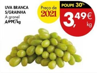 Pingo Doce Uva branca s/ Grainha 1kg promoção