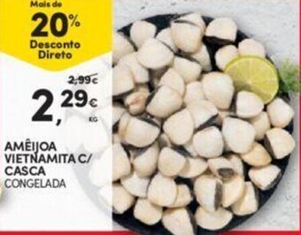 Amêijoa Vietnamita c/ casca 1kg