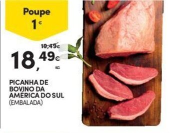 Continente Picanha de bovino Da América Do Sul 1kg promoção