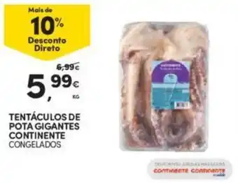 Continente Tentáculos Pota Gigantes Continente promoção