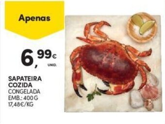 Continente Sapateira Cozida 400g promoção