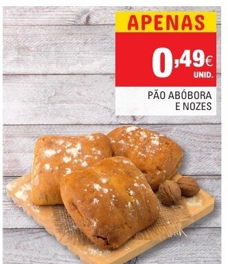 Pão Abóbora e Nozes