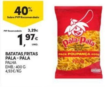 Continente Batatas Fritas Pála-Pála 400g promoção