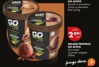 Pingo Doce Gelado Proteico Go Active 500ml promoção