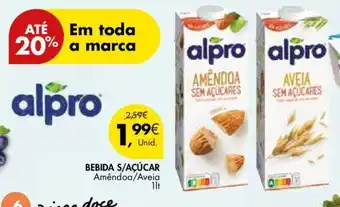Pingo Doce Bebida s/ Açúcar 1L promoção
