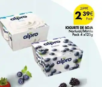 Pingo Doce Iogurte de Soja 4x125g promoção