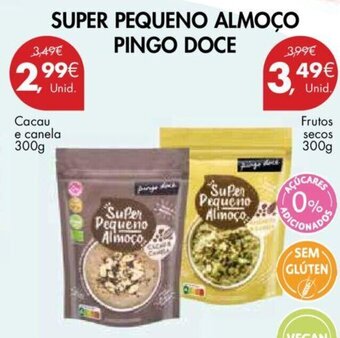 Pingo Doce Cacau e Canela 300g promoção