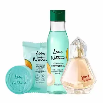 Oriflame Conjunto dare to shine e love nature promoção