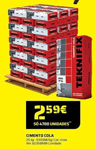 Cimento Cola 25kg