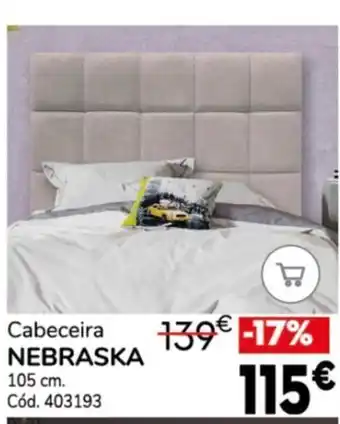 Conforama Cabeceira Nebraska 105cm promoção