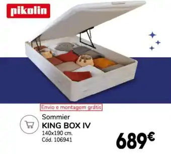 Conforama Pikolin King Box IV 140x190cm promoção
